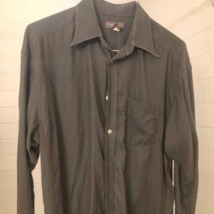 Men's Banana Republic Blue/Green Shirt - L